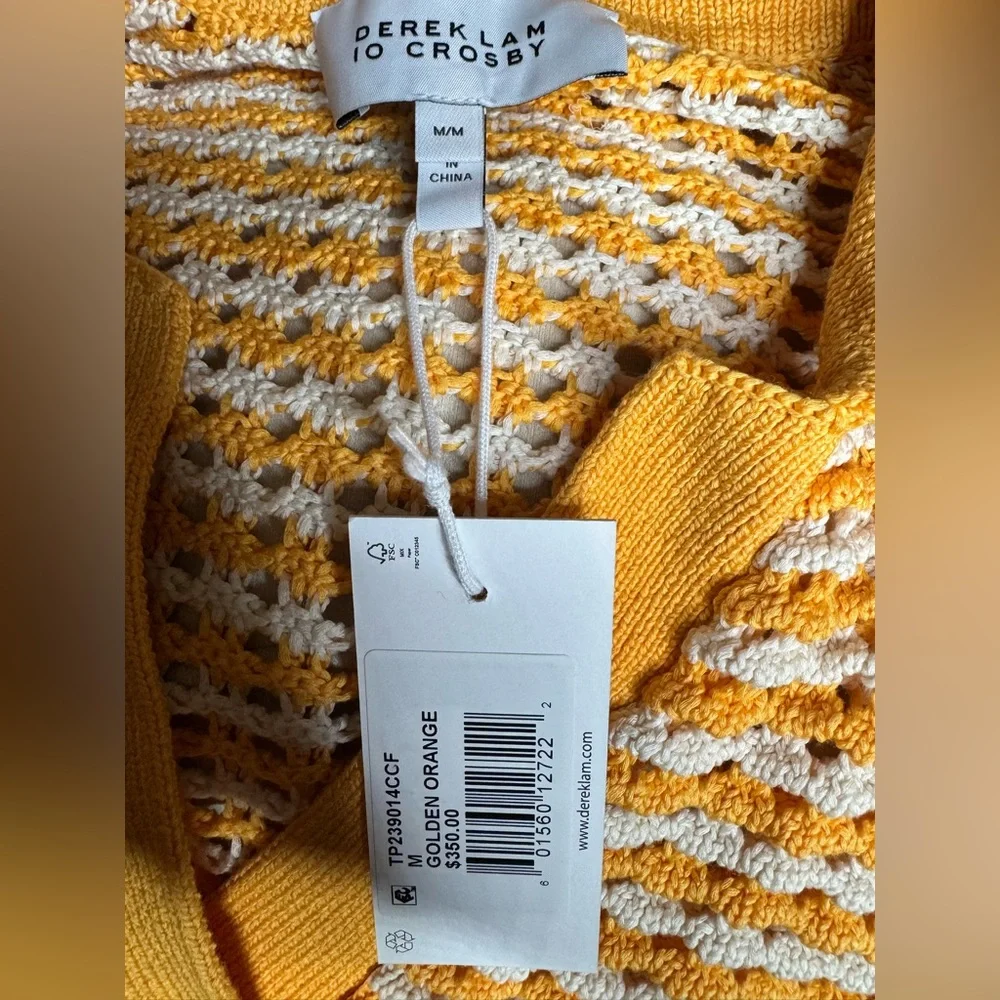 Derek Lam Knit Crop Polo and Fringe Skirt - Picture 10 of 12